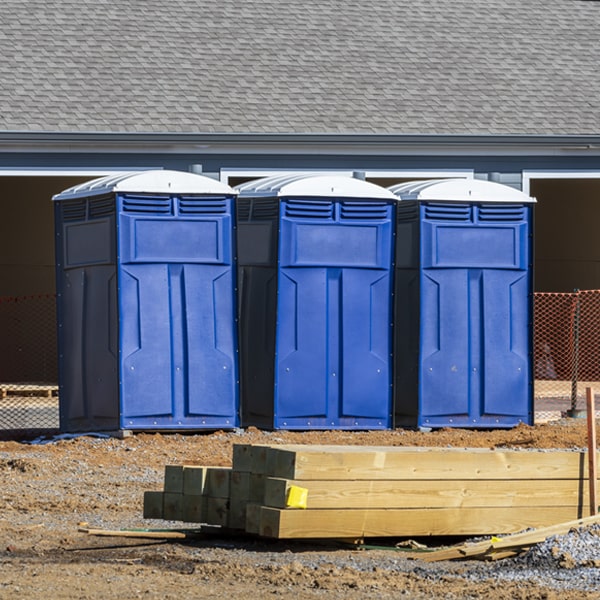 are there any restrictions on where i can place the portable restrooms during my rental period in Elroy